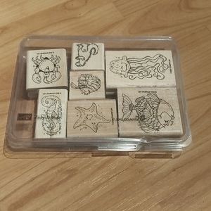 Stampin' Up! Fishy Friends 6  Piece Stamp set